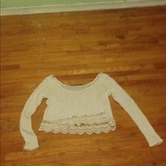 Thin Knitted Long Sleeve Blouse - Picture 3 of 4
